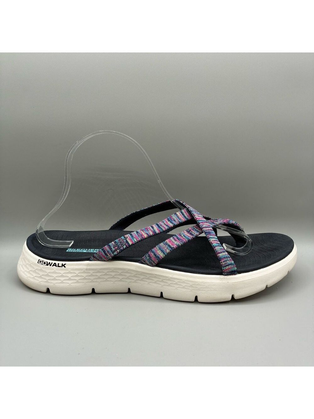 Skechers Go Walk Flex Spotlight Sandals Women’s 11 Strappy Outdoor Flip Flops